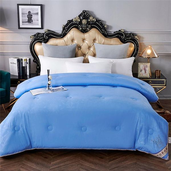comforters & sets 100% silk quilt comforter pink blanket summer winter duvet filling mulberry natural king queen twin size