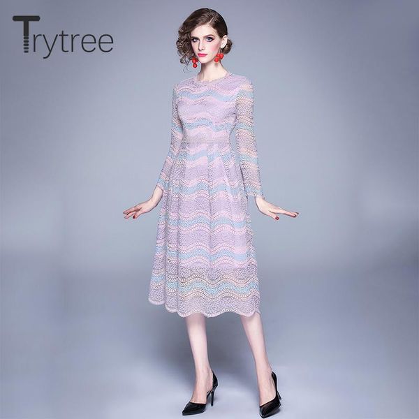 casual dresses trytree 2021 autumn women dress polyester long sleeve o-neck lace patchwork a-line fashion office lady mid-calf, Black;gray
casual dresses trytree 2021 autumn women dress polyester long sleeve o-neck lace patchwork a-line fashion office lady mid-calf, Black;gray