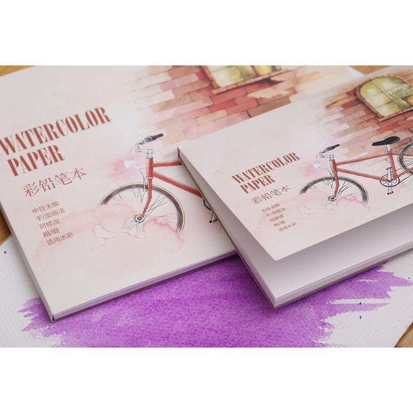 12sheet a5/a6 watercolor sketchbook paper for drawing painting color pencil book q1jc notepads, Purple;pink
12sheet a5/a6 watercolor sketchbook paper for drawing painting color pencil book q1jc notepads, Purple;pink