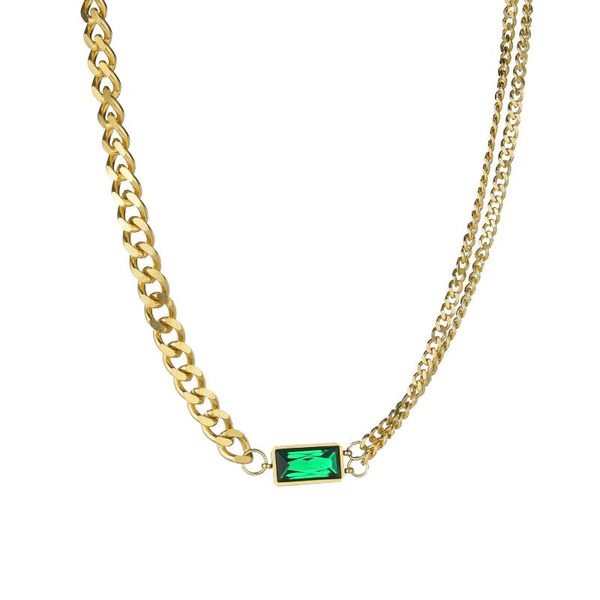 pendant necklaces kaplan center stainless steel jewelry punk square green zircon & pendants hip hop necklace for women, Silver
pendant necklaces kaplan center stainless steel jewelry punk square green zircon & pendants hip hop necklace for women, Silver