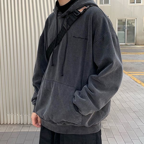 men's hoodies & sweatshirts 2021 pure color simple hooded plush sweater spring autumn loose jacket fashion casual slim wear sh, Black
men's hoodies & sweatshirts 2021 pure color simple hooded plush sweater spring autumn loose jacket fashion casual slim wear sh, Black