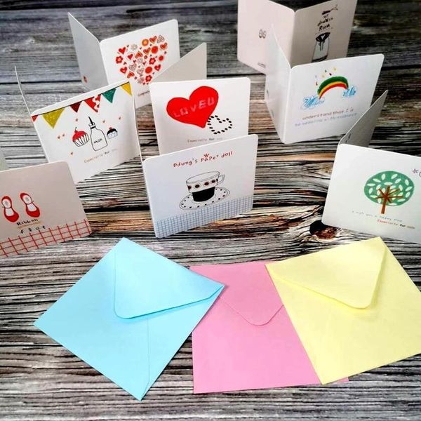35pcs korean folding greeting wish gift message blessing card with envelopefor graduation mother father day valentine's cards
35pcs korean folding greeting wish gift message blessing card with envelopefor graduation mother father day valentine's cards