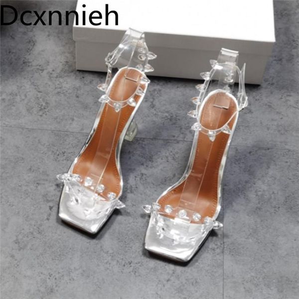 clear studded party sandals women shoes transparent strange heel summer designer crystal rivets 2021 dress, Black
clear studded party sandals women shoes transparent strange heel summer designer crystal rivets 2021 dress, Black