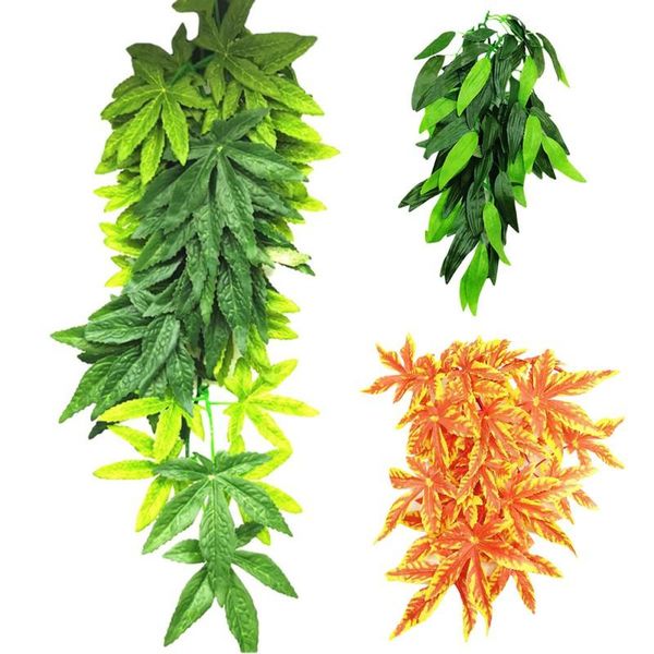 decorative flowers & wreaths reptile terrarium wall hanging green plant decoration, maple/bamboo leaf a variety of colors to choose from 
decorative flowers & wreaths reptile terrarium wall hanging green plant decoration, maple/bamboo leaf a variety of colors to choose from