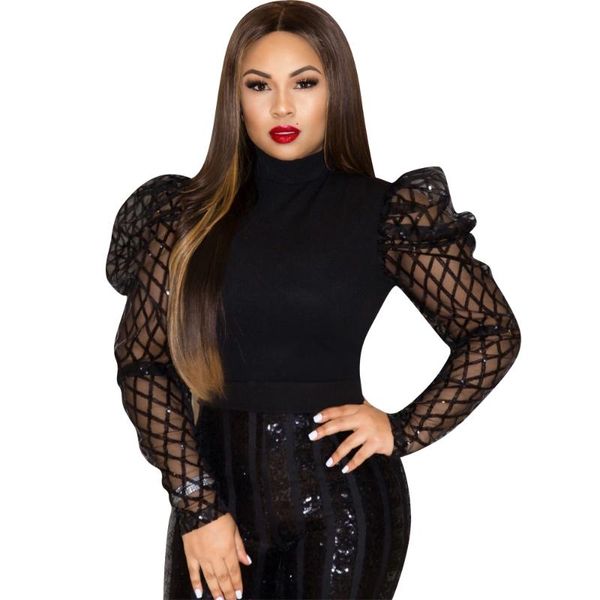 women long puff sleeve blouse shirts ladies spring fall turtleneck solid elegant vintage blouses female clothes women's &, White
women long puff sleeve blouse shirts ladies spring fall turtleneck solid elegant vintage blouses female clothes women's &, White