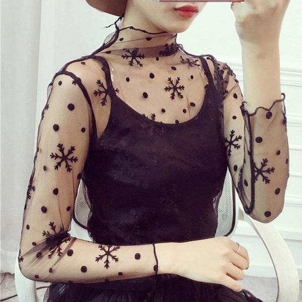 women's blouses & shirts 2021 summer plus size blouse women lace casual mesh crocheted hollow inner pullover long sleeve, White
women's blouses & shirts 2021 summer plus size blouse women lace casual mesh crocheted hollow inner pullover long sleeve, White