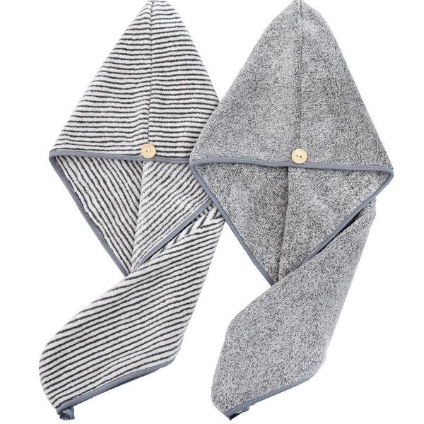 towel ins gray bamboo charcoal fiber soft absorbent dry hair cap thickened shower household bathroom supplies tj4568
towel ins gray bamboo charcoal fiber soft absorbent dry hair cap thickened shower household bathroom supplies tj4568