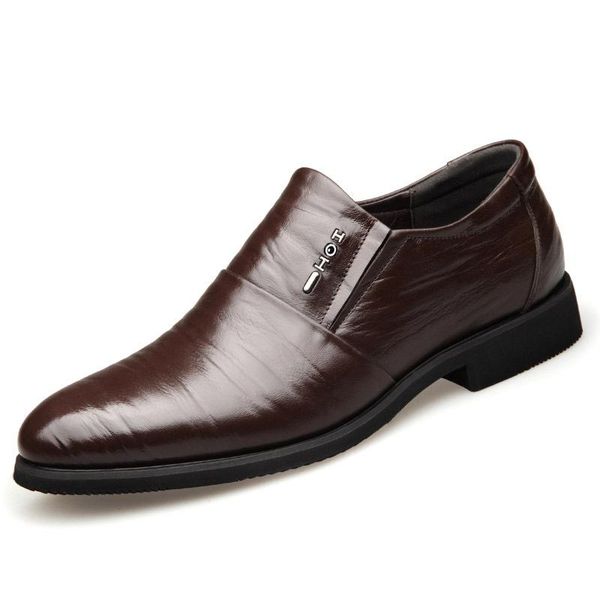 dress shoes autumn and winter men's casual business soft bottom men leather zapatos de hombre, Black
dress shoes autumn and winter men's casual business soft bottom men leather zapatos de hombre, Black