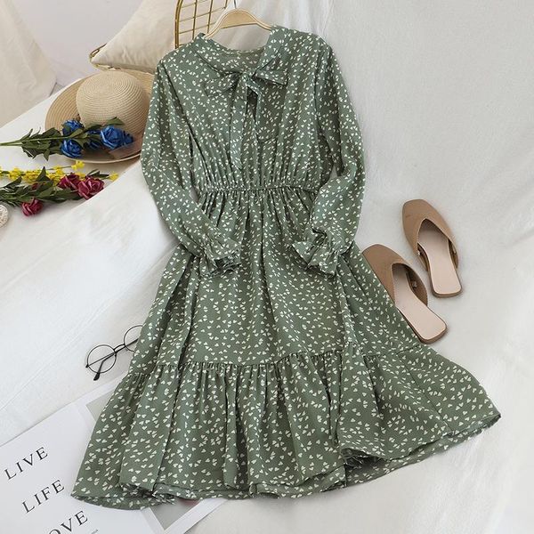 casual dresses floral dress korean chiffon mori girl long sleeve women vinatge kawaii autumn winter clothes 2021 bow vestidos red, Black;gray
casual dresses floral dress korean chiffon mori girl long sleeve women vinatge kawaii autumn winter clothes 2021 bow vestidos red, Black;gray