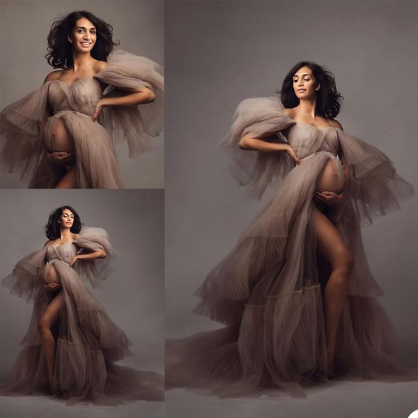 2022 pregnant women's prom dresses off the shoulder maternity long robes for p shoot ruffles evening gowns vestidos, Black
2022 pregnant women's prom dresses off the shoulder maternity long robes for p shoot ruffles evening gowns vestidos, Black