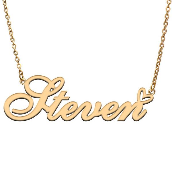 pendant necklaces steven love heart name necklace personalized gold plated stainless steel collar for women girls friends birthday wedding g, Silver
pendant necklaces steven love heart name necklace personalized gold plated stainless steel collar for women girls friends birthday wedding g, Silver