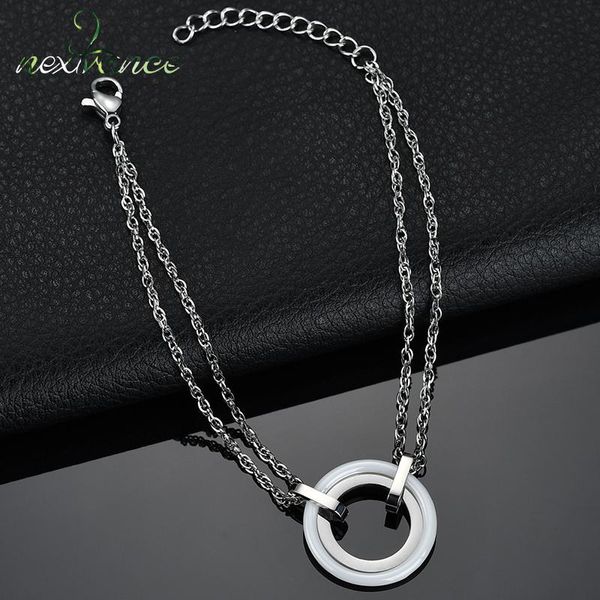 charm bracelets nextvance stainless steel circle ceramic pendant bracelet silver color double layer link chain for male female gift, Golden;silver
charm bracelets nextvance stainless steel circle ceramic pendant bracelet silver color double layer link chain for male female gift, Golden;silver