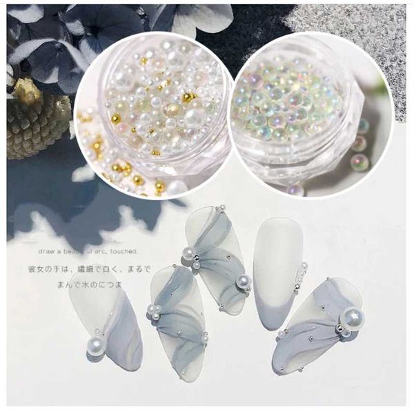 1box tiny ab crystal rhinestones for nails shiny caviar beads micro glass balls mix size charm pearls holo nail art decorations, Silver;gold
1box tiny ab crystal rhinestones for nails shiny caviar beads micro glass balls mix size charm pearls holo nail art decorations, Silver;gold