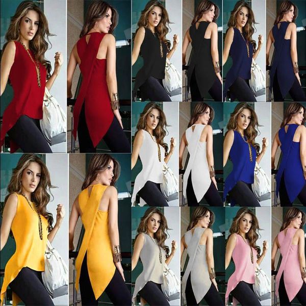 pcs women sleeveless round collar solid color t-shirt fashion for summer tc21 women's, White
pcs women sleeveless round collar solid color t-shirt fashion for summer tc21 women's, White