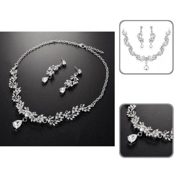 earrings & necklace fine workmanship jewelry shiny extension chain for cosplay, Silver
earrings & necklace fine workmanship jewelry shiny extension chain for cosplay, Silver