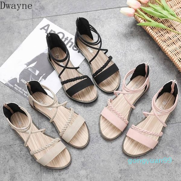 sandals female flat 2020 new word with korean version of the fairy wind strap beach shoes, Black
sandals female flat 2020 new word with korean version of the fairy wind strap beach shoes, Black