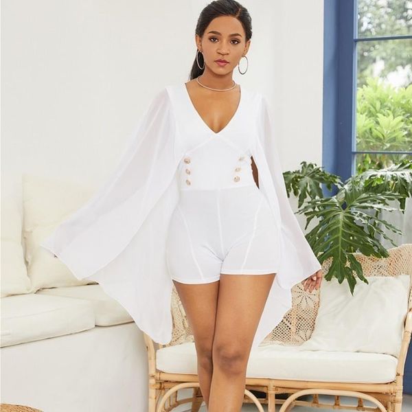 women's jumpsuits & rompers muxu summer white chiffon jumpsuit bodysuit women fashion elegant womens shorts body femme combinaison, Black;white
women's jumpsuits & rompers muxu summer white chiffon jumpsuit bodysuit women fashion elegant womens shorts body femme combinaison, Black;white