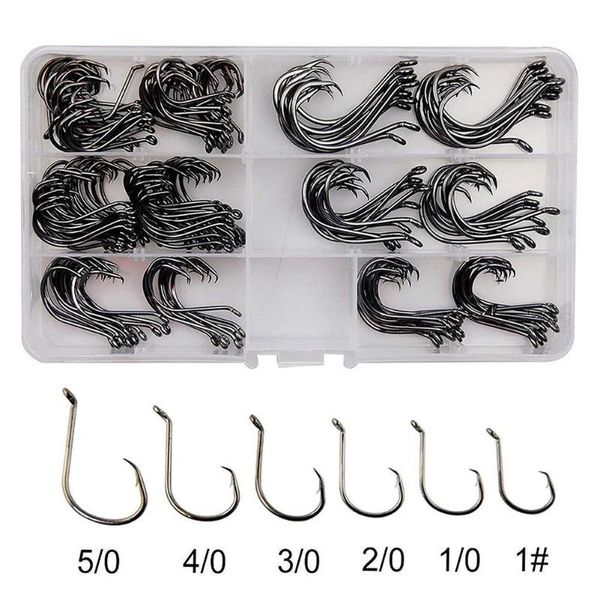 160pcs high carbon steel saltwater freshwater sharp fishing circle jig hooks 
160pcs high carbon steel saltwater freshwater sharp fishing circle jig hooks