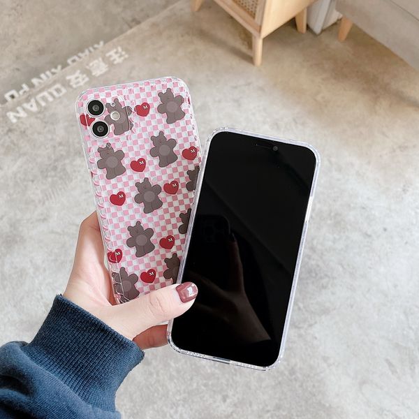 pink checked bear and heart design ins phone cases for iphone 12 11 pro promax x xs xsmax 8 plus
pink checked bear and heart design ins phone cases for iphone 12 11 pro promax x xs xsmax 8 plus