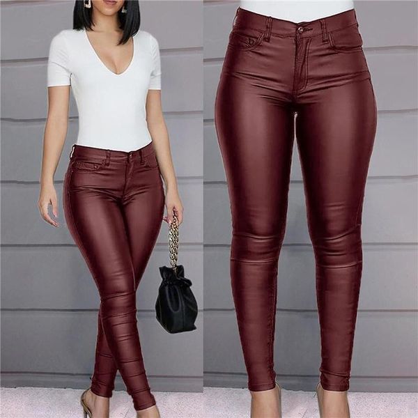women's leggings 2021 spring women faux leather pants & capris pu elastic high waist trousers stretchy slim pencil female black
women's leggings 2021 spring women faux leather pants & capris pu elastic high waist trousers stretchy slim pencil female black