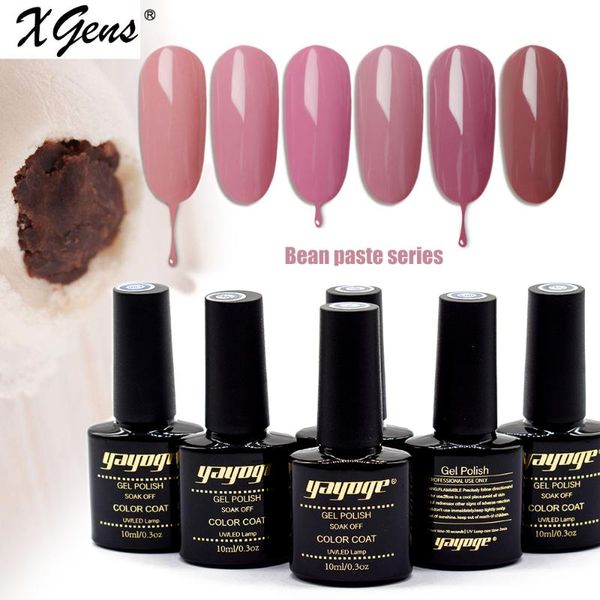 nail gel xgens 10ml polish 0.3oz 6 color bean paste series uv varnish soak off drying by led lamp manicure for art, Red;pink
nail gel xgens 10ml polish 0.3oz 6 color bean paste series uv varnish soak off drying by led lamp manicure for art, Red;pink