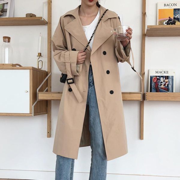 russian style women long trench coat fashion oversized overcoats lapel double-breasted casual female windbreaker women's coats, Tan;black
russian style women long trench coat fashion oversized overcoats lapel double-breasted casual female windbreaker women's coats, Tan;black
