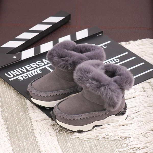 winter warm children' boots leather boys and girls non-slip fur plus velvet cotton snow christmas gifts, Black;grey
winter warm children' boots leather boys and girls non-slip fur plus velvet cotton snow christmas gifts, Black;grey