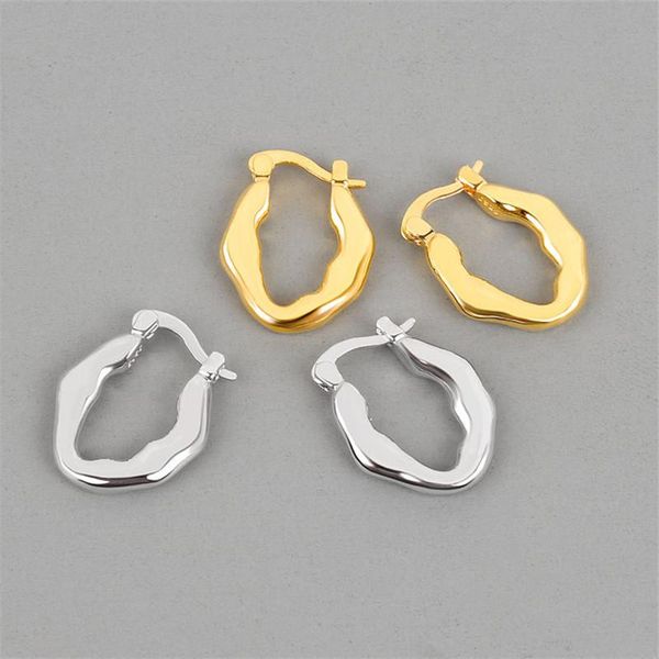 stud 925 sterling silver irregular geometric charm earring for women girls party jewelry pendientes eh1016, Golden;silver
stud 925 sterling silver irregular geometric charm earring for women girls party jewelry pendientes eh1016, Golden;silver