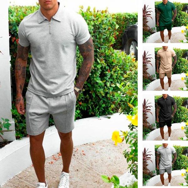 men's tracksuits 2021 summer solid color printing trend street fashion casual slim shorts set cotton short sleeve t-shirt 2-piece sets, Gray
men's tracksuits 2021 summer solid color printing trend street fashion casual slim shorts set cotton short sleeve t-shirt 2-piece sets, Gray