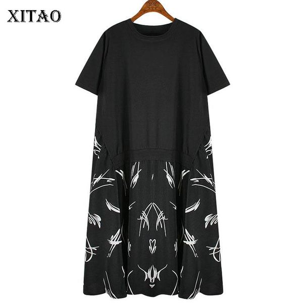 fashion plus size dress women loose printed chiffon stitching fake two-piece dresses wild trend 2021 summer xj4178 casual, Black;gray
fashion plus size dress women loose printed chiffon stitching fake two-piece dresses wild trend 2021 summer xj4178 casual, Black;gray