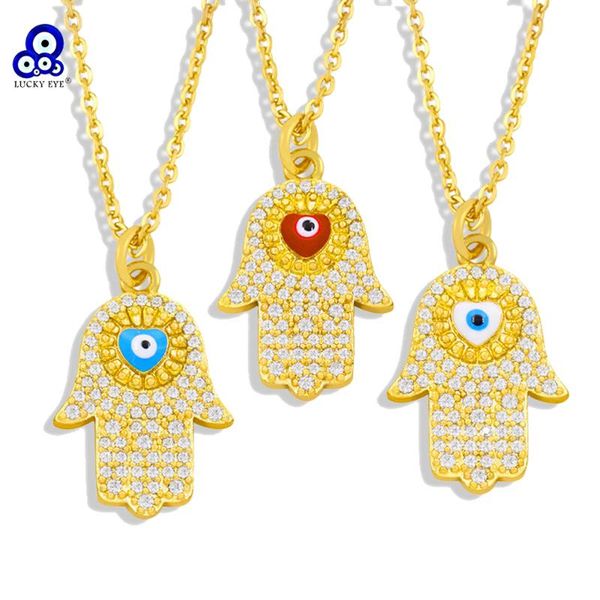 pendant necklaces lucky eye heart fatima hand turkish evil necklace copper gold color long chain for women men jewelry le889, Silver
pendant necklaces lucky eye heart fatima hand turkish evil necklace copper gold color long chain for women men jewelry le889, Silver