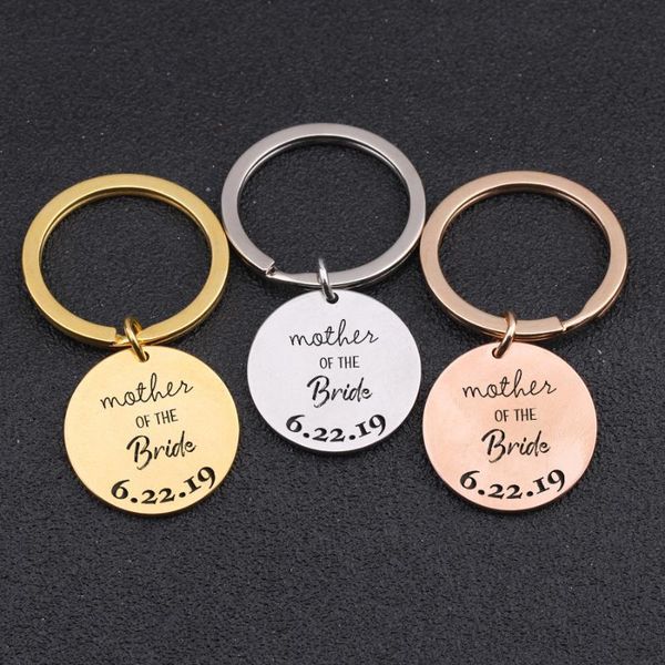 keychains private customized date keychain engraved"mother of bride"wedding jewelry mother's souvenir keyring 3 colors choose, Silver
keychains private customized date keychain engraved"mother of bride"wedding jewelry mother's souvenir keyring 3 colors choose, Silver
