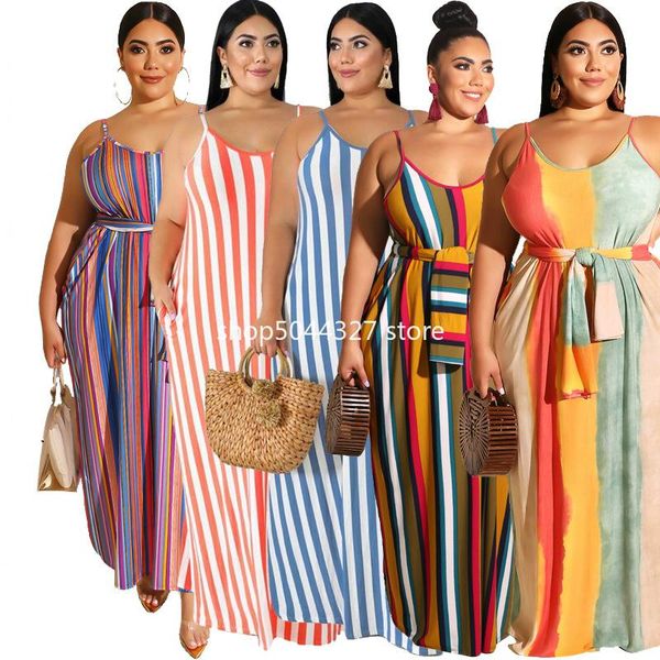 casual dresses large size dress stripes loose containing waistband dungaree summer women striped lady, Black;gray
casual dresses large size dress stripes loose containing waistband dungaree summer women striped lady, Black;gray
