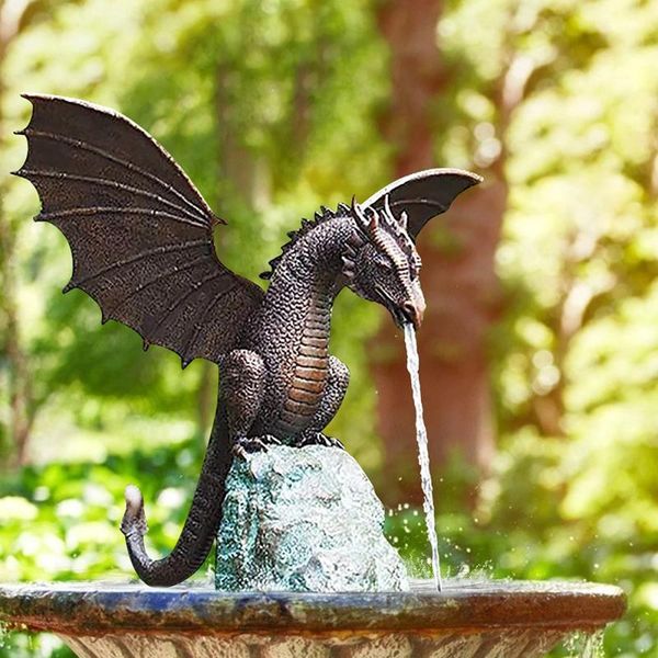 garden decorations resin water spraying fountain dragon sculpture figurine fire breathing pattern waterscape statue home decoration
garden decorations resin water spraying fountain dragon sculpture figurine fire breathing pattern waterscape statue home decoration