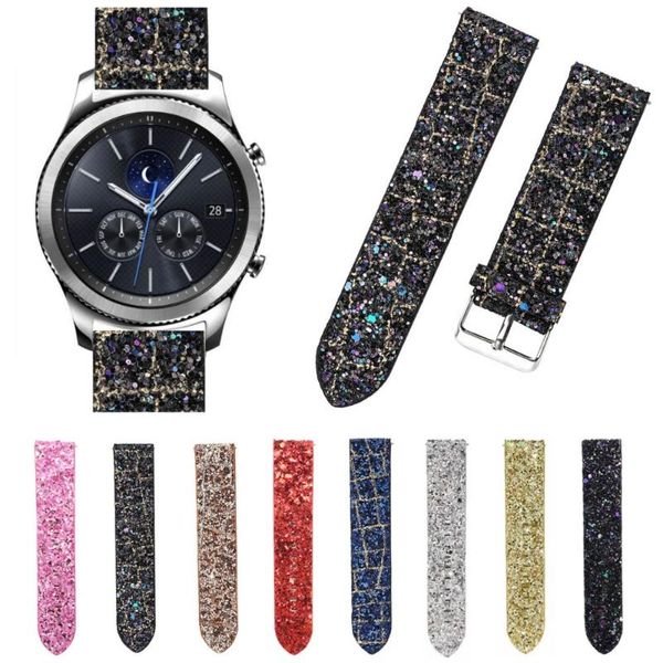 watch bands 22mm glitter bling christmas band for samsung gear s3 frontier sparky shiny leather strap watchband bracelet classic, Black;brown
watch bands 22mm glitter bling christmas band for samsung gear s3 frontier sparky shiny leather strap watchband bracelet classic, Black;brown