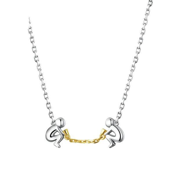 necklace men and women ladies wedding lovers jewelry gift simple valentines day chains, Silver
necklace men and women ladies wedding lovers jewelry gift simple valentines day chains, Silver