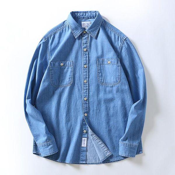 men's casual shirts vintage mens denim long sleeve cotton men clothing slim fit teenager boys students jeans clothes cowboy coat, White;black
men's casual shirts vintage mens denim long sleeve cotton men clothing slim fit teenager boys students jeans clothes cowboy coat, White;black