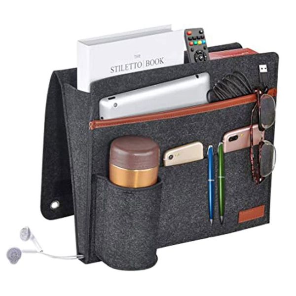 bedside caddy sofa organizer storage bag remote control holder hanging pocket with water bottle pockets book organizador bags
bedside caddy sofa organizer storage bag remote control holder hanging pocket with water bottle pockets book organizador bags
