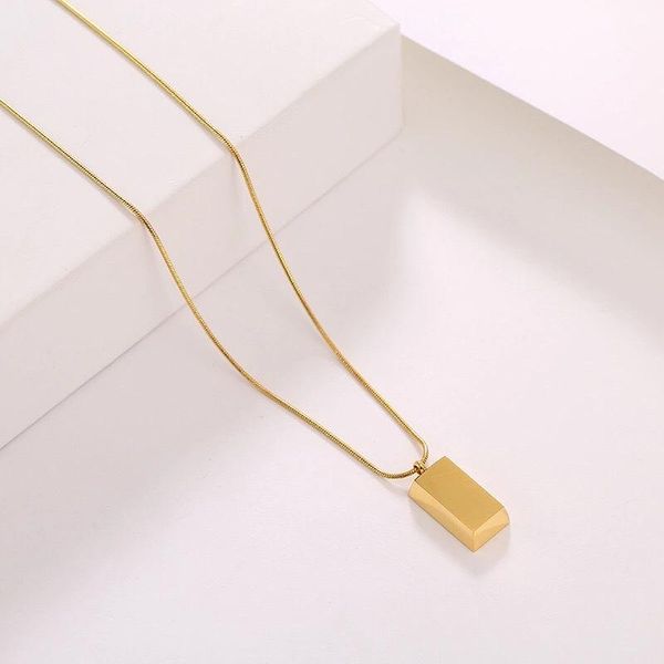 chains women jewelry geometric square pendant necklace 2021 design autumn winter style selling for girl fine accessories, Silver
chains women jewelry geometric square pendant necklace 2021 design autumn winter style selling for girl fine accessories, Silver