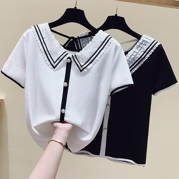 women's t-shirt ropa mujer 2021 summer cotton t shirt women korean fashion harajuku tshirt short sleeve oversized clothing tee femme, White
women's t-shirt ropa mujer 2021 summer cotton t shirt women korean fashion harajuku tshirt short sleeve oversized clothing tee femme, White