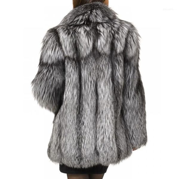 women's fur & faux autumn winter women fashion all-match warm hairy lapel collar coat1, Black
women's fur & faux autumn winter women fashion all-match warm hairy lapel collar coat1, Black