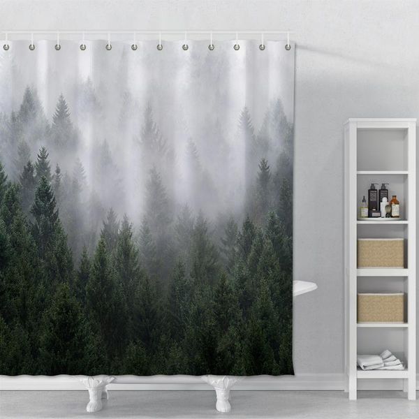 shower curtains forest fog printed curtain bathroom waterproof with hooks polyester fabric bath
shower curtains forest fog printed curtain bathroom waterproof with hooks polyester fabric bath