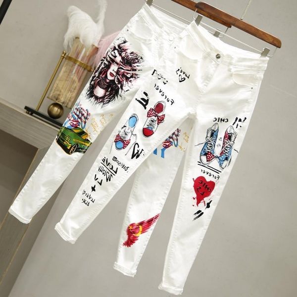 women's jeans cala jeans plus size para mulheres lu1271, branco, desenho animado, grafite, flores, estampa elstica, cala lpis, outono o, Blue
women's jeans cala jeans plus size para mulheres lu1271, branco, desenho animado, grafite, flores, estampa elstica, cala lpis, outono o, Blue