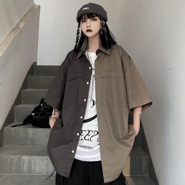 men's casual shirts wholesale arrival 2021 men clothing selling retro shirt graphic personality harajuku ay1545, White;black
men's casual shirts wholesale arrival 2021 men clothing selling retro shirt graphic personality harajuku ay1545, White;black