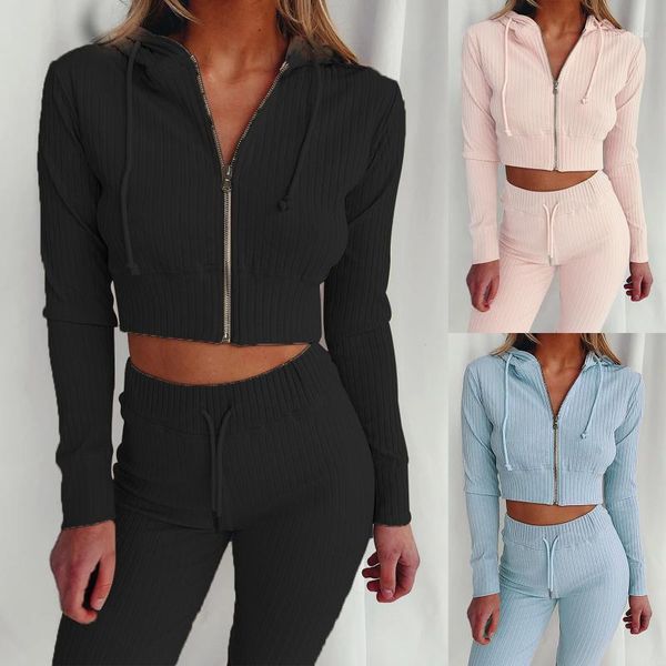 women's tracksuits women hooded soild zipper long sleeve and trousers slim sports casual suit autumn solid tracksuit female, Gray
women's tracksuits women hooded soild zipper long sleeve and trousers slim sports casual suit autumn solid tracksuit female, Gray