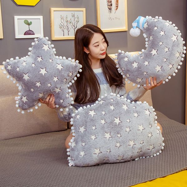 night lightening sky grey cloud star moon shaped pillow functional baby bed decor overnight sleeping companion
night lightening sky grey cloud star moon shaped pillow functional baby bed decor overnight sleeping companion
