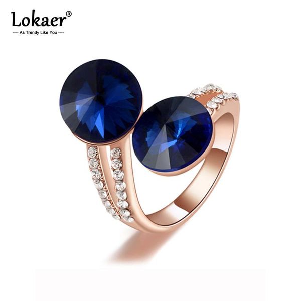 wedding rings lokaer fashion double dark blue cubic zirconia with austrian crystal environmental micro-inserted jewelry r15050, Slivery;golden
wedding rings lokaer fashion double dark blue cubic zirconia with austrian crystal environmental micro-inserted jewelry r15050, Slivery;golden