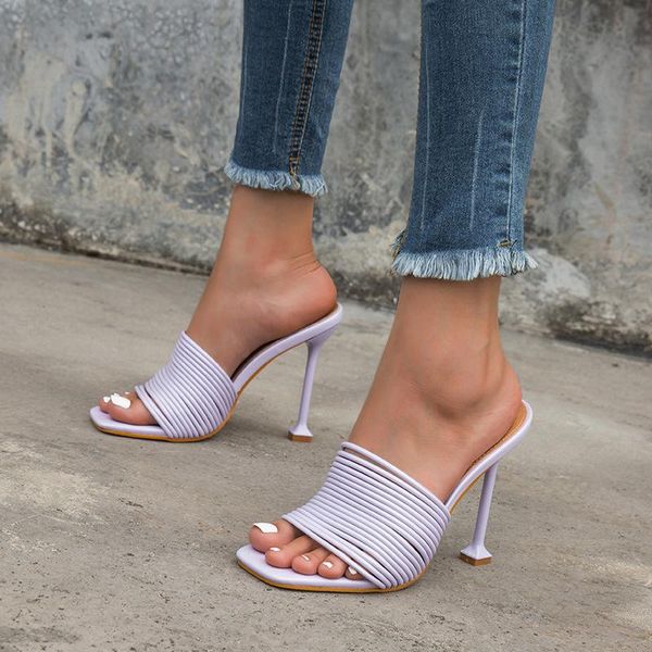 women narrow band slippers summer women's fashion open toe party shoes ladies super high heels woman slides female pumps, Black
women narrow band slippers summer women's fashion open toe party shoes ladies super high heels woman slides female pumps, Black