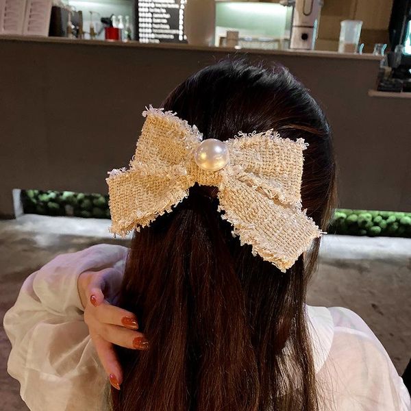 hair accessories fashion bow pearl hairpins korean style lady versatile edge clip spring for women girls barrettes
hair accessories fashion bow pearl hairpins korean style lady versatile edge clip spring for women girls barrettes