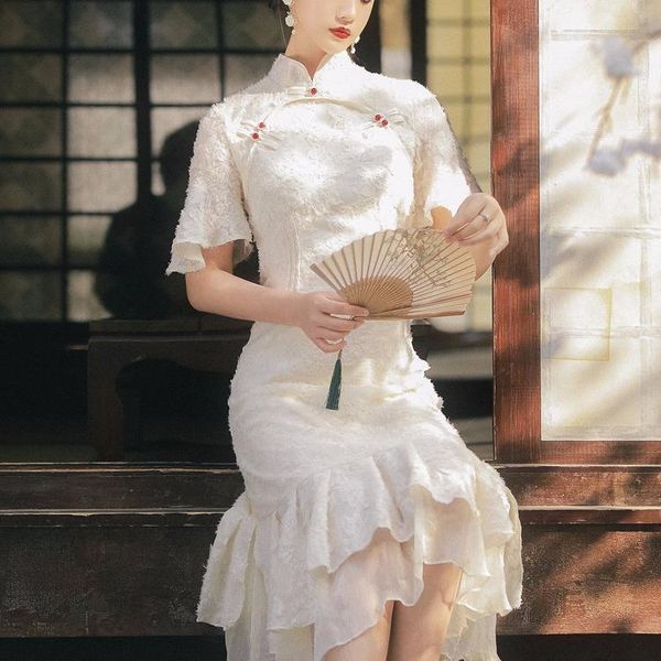 summer women's art retro improved cheongsam daily waist small fresh dress ethnic clothing, Red
summer women's art retro improved cheongsam daily waist small fresh dress ethnic clothing, Red